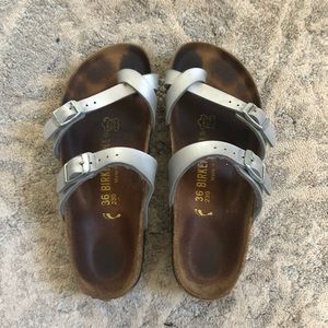 Silver Birkenstock’s